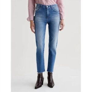 NEW AG JEANS denim saige straight crop jeans